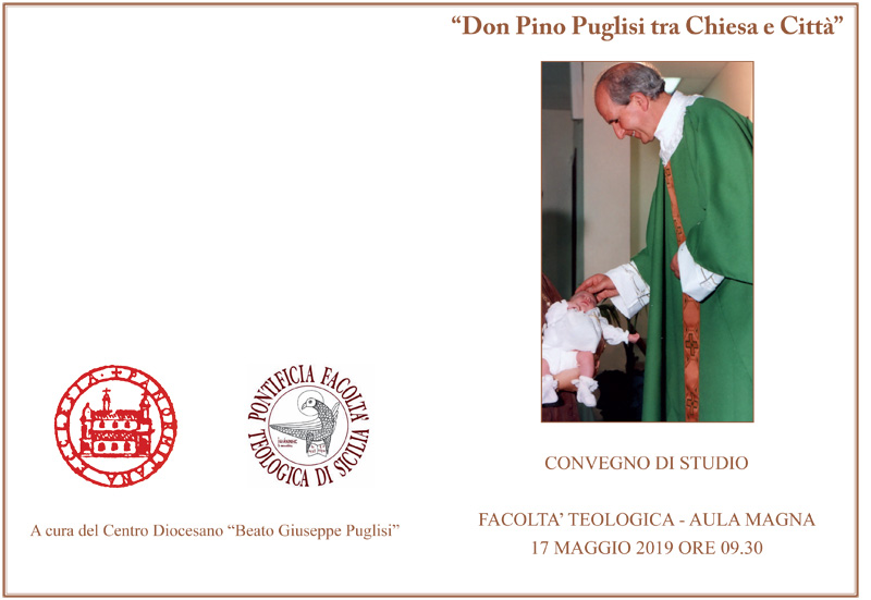 Convegno 'Don Pino Puglisi tra Chiesa e Città' presso la Pontificia Facoltà Teologica di Sicilia