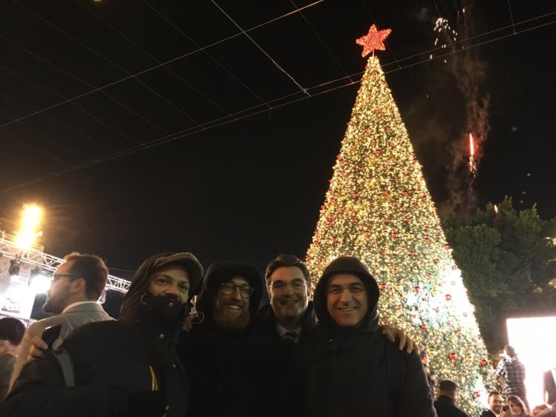 Centro di Accoglienza Padre Nostro e Comune di Palermo parteciperanno all'accensione dell'Albero di Natale nella piazza di Betlemme