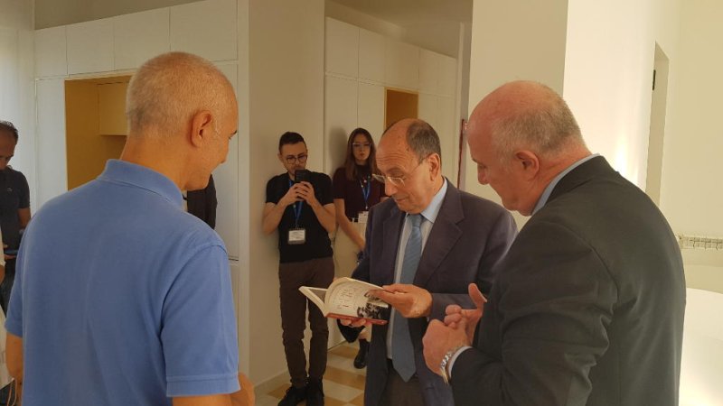 Il Presidente della Regione Renato Schifani visita la casa museo del Beato Giuseppe Puglisi