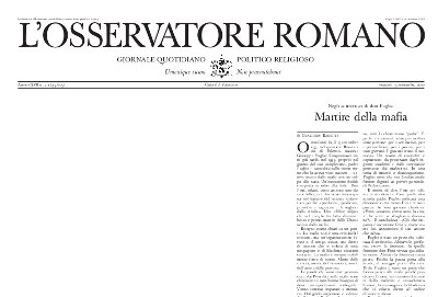 Martire della mafia. Negli anniversari di don Pino