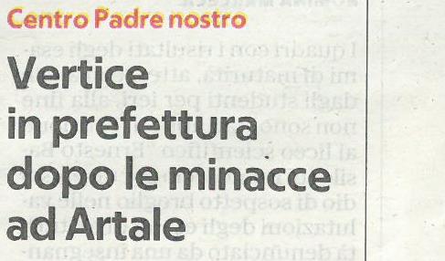 Vertice in prefettura dopo le minacce ad Artale