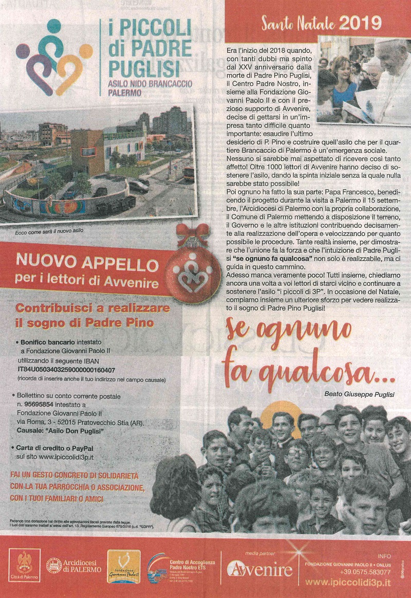 Santo Natale 2019. Nuovo appello per i lettori di Avvenire
