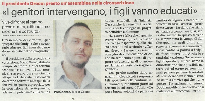 I genitori intervengono, i figli vanno educati