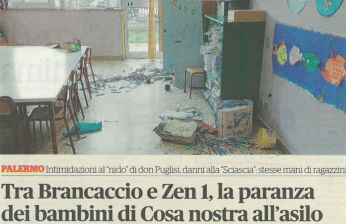 Tra Brancaccio e Zen1, la paranza dei bambini di Cosa nostra all'asilo