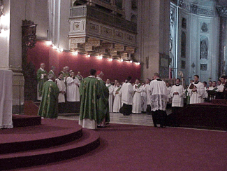 Altri momenti della celebrazione eucaristica