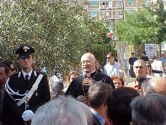 L'intervento del Cardinale dell'Arcidiocesi di Palermo, Salvatore De Giorgi