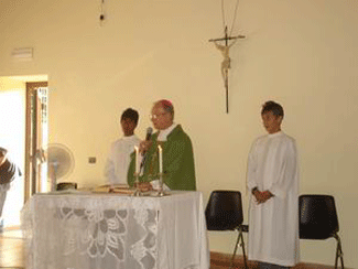Celebrazione Eucaristica c/o la struttura di accoglienza 