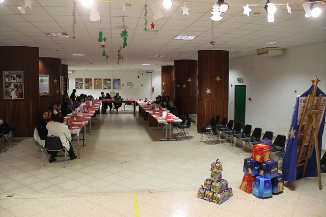 Cenone di Natale con le famiglie assistite