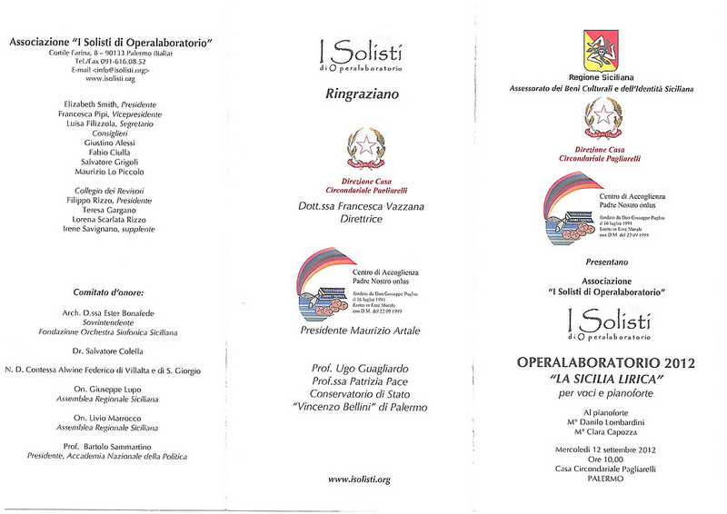 Programma di sala