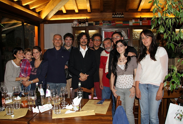 Foto di gruppo con Sergio Cammariere