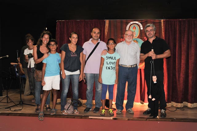Foto di gruppo a fine spettacolo