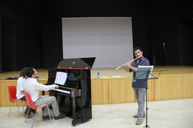 I due Maestri in concerto: Davide Macaluso al pianoforte e Marco Zafarana flauto