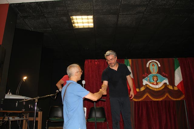 Momento finale di ringraziamento 