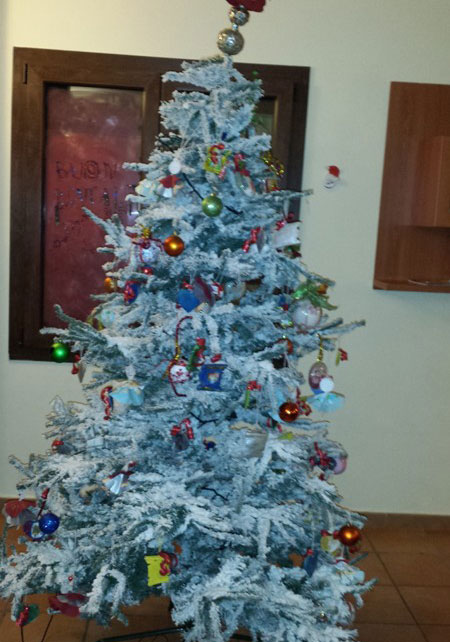 L'albero di Natala a Casa Al Bayt