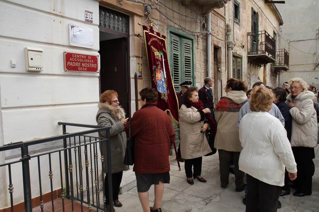 Raduno presso la nuova sede del Centro di Accoglienza Padre Nostro, Ambasciata della Libert� del Parlamento della Legalit�