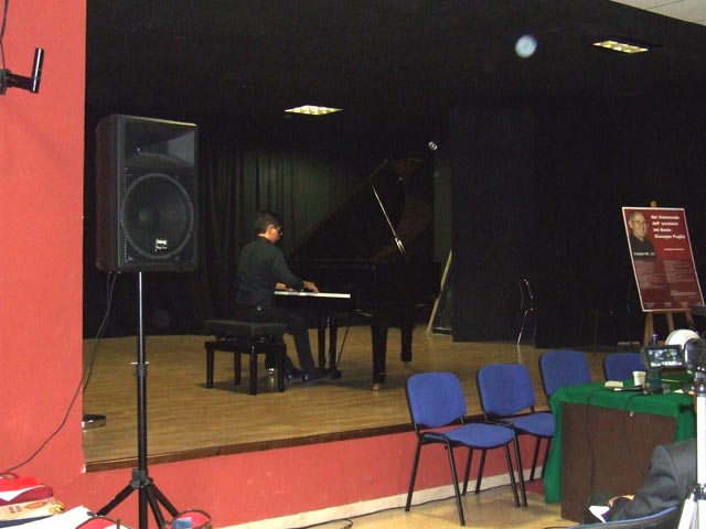 Esibizione al pianoforte