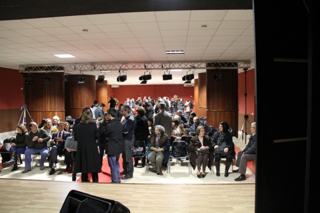 L'auditorium gremito di gente
