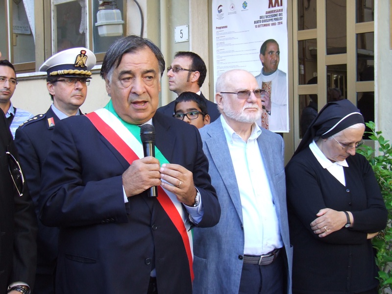 Le parole in memoria del Beato Giuseppe Puglisi da parte del Sindaco di Palermo Leoluca Orlando