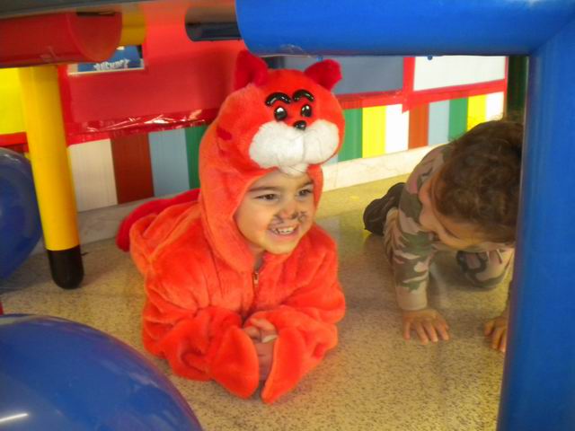 Ecco i piccoli in maschera!