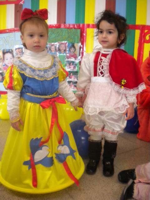 Ecco i piccoli in maschera!