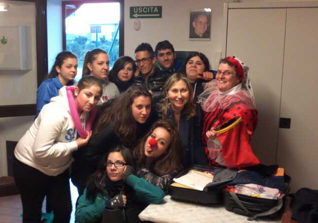 Durante le attivit� con Suor Cristina... 