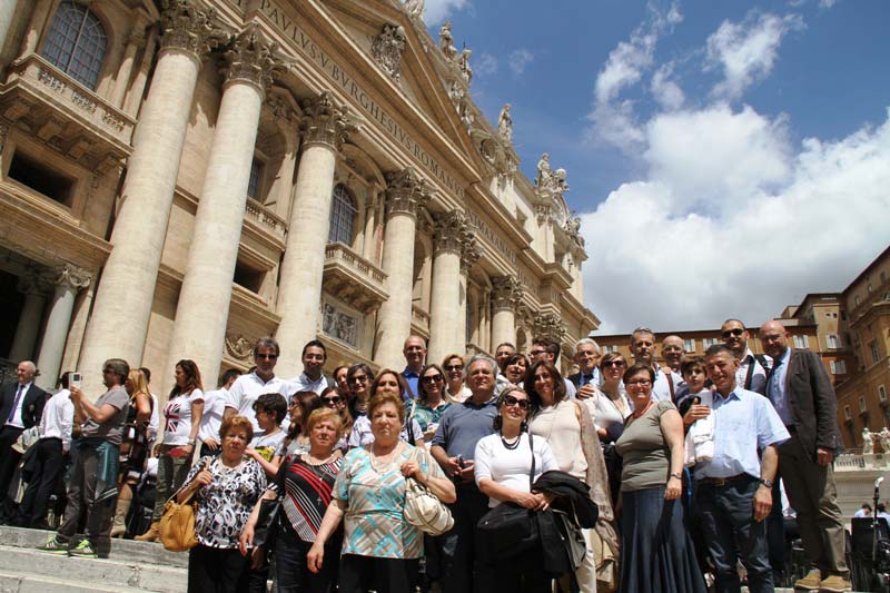 Il Centro di Accoglienza Padre Nostro in udienza da Papa Francesco