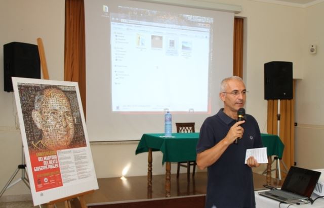 Maurizio Artale presenta il convegno 'Musei in rete. 3P Padre Pino Puglisi: un prete tra i duen concili'