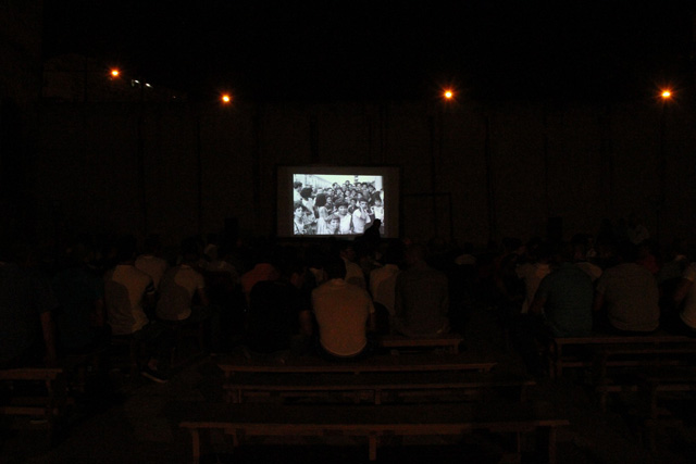 Casa di reclusione Ucciardone - Durante la proiezione del film 'I cento passi'