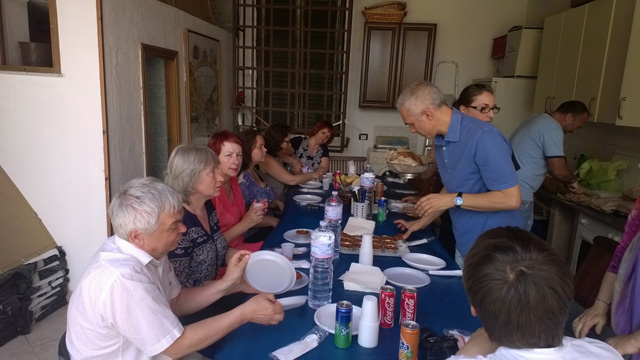 Visita gruppo bielorussi al Centro di Accoglienza Padre Nostro
