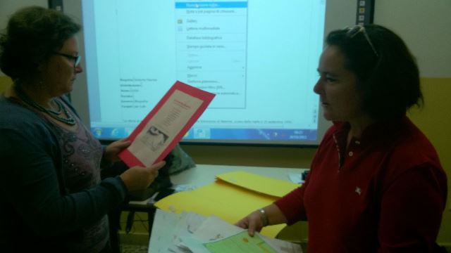 Momenti dell'incontro con gli studenti dell'I.C. Capuana