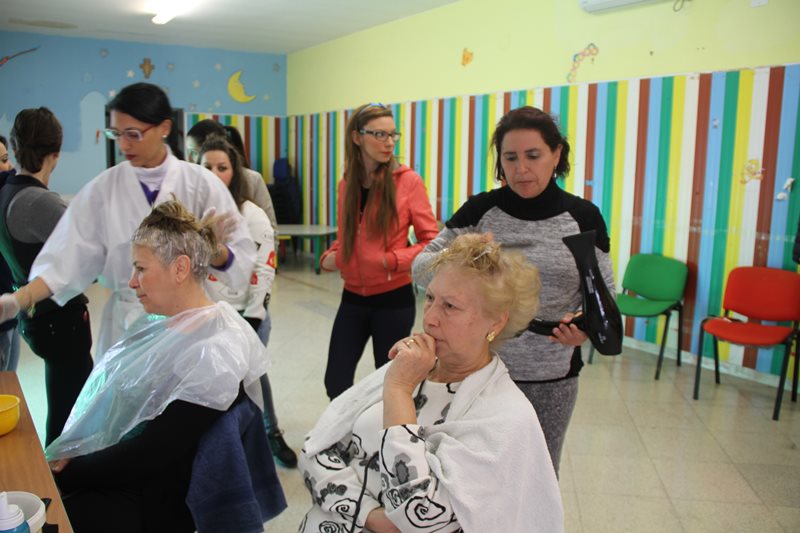 Giornata conclusiva del laboratorio di parrucchieria