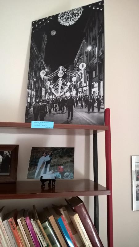 Un'opera esposta alla casa-museo del Beato Puglisi per il Natale 2015