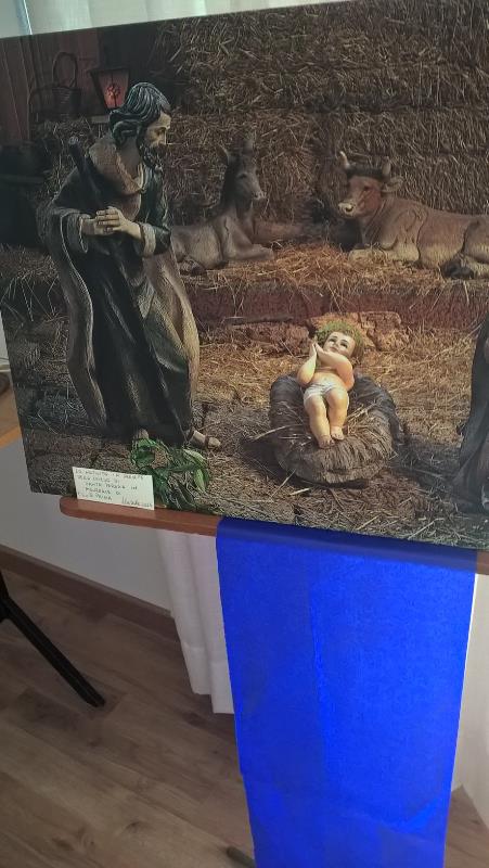 Un'opera esposta alla casa-museo del Beato Puglisi per il Natale 2015