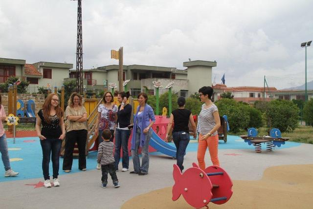 Spazio gioco per bambini al Centro Polivalente Sportivo