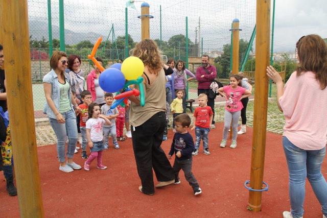 Spazio gioco per bambini al Centro Polivalente Sportivo