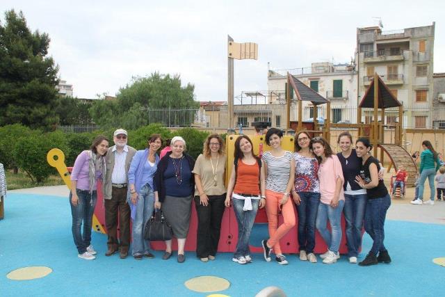 Spazio gioco per bambini al Centro Polivalente Sportivo