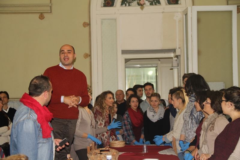 19 dicembre 2015. Momenti del pranzo di natale con le famiglie del territorio presso l'Educandato Maria Adelaide di Palermo