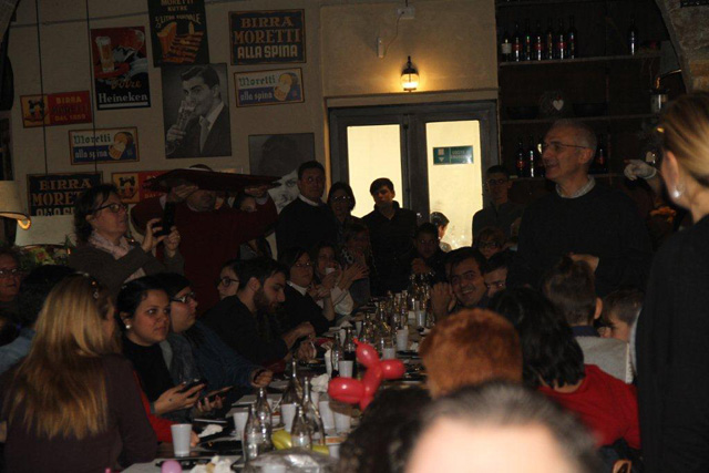 21 dicembre 2015. Saluti del Presidente del Centro di Accoglienza Padre Nostro, Maurizio Artale


