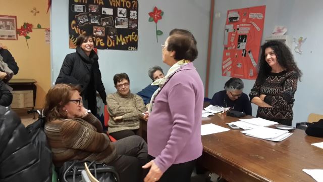 Formazione del 24 novembre. I volontari in servizio civile incantati dall'energia delle anziane del Centro di Accoglienza Padre Nostro