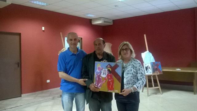 Presentazione delle tele...