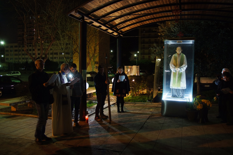 Via Crucis presso la casa-museo del Beato Giuseppe Puglisi
