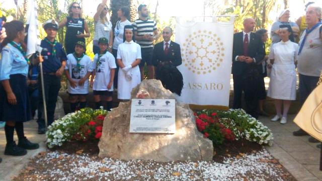 Lapide in memoria del Prefetto Carlo Alberto Dalla Chiesa 