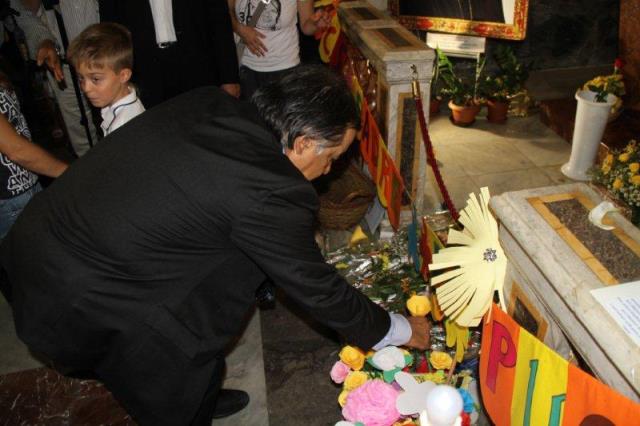 Il Sindaco di Palermo Leoluca Orlando