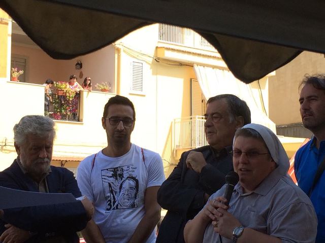 Momenti della cicloturistica 'Pedala per Palermo' in memorio di 3P