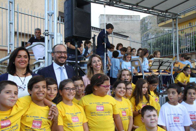 Momenti della manifestazione  'LA SCUOLA AL CENTRO: Sport, musica e parola, ancora insieme a scuola'