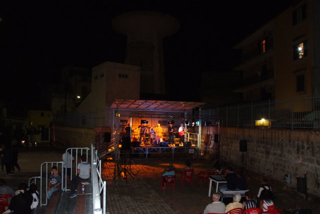 Concerto dei Matrimia al Centro Polivalente Sportivo a Brancaccio