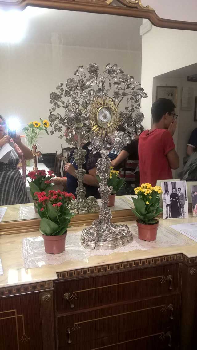La reliquia di San Domenico di Guzman presso la Casa-Museo del Beato Puglisi