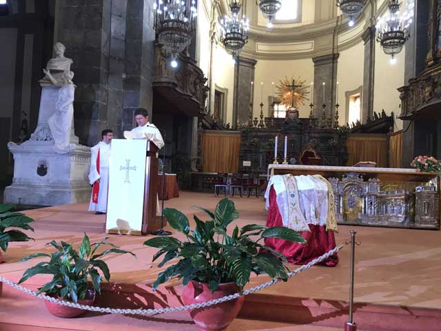 Celebrazione Eucaristica presso la Chiesa di San Domenico