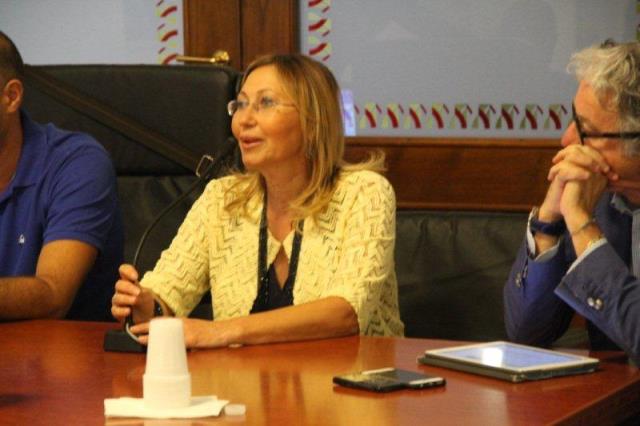 Convegno a San Cipirello. Rosalba Razzano, volontaria de Centro di Accoglienza Padre Nostro