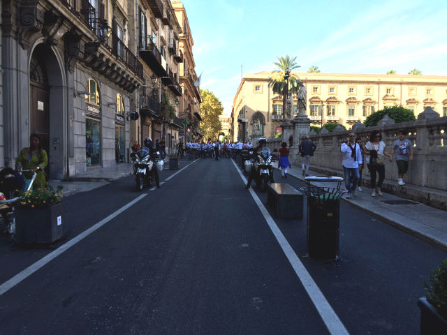 In bici sui luoghi di 3P. Partenza...